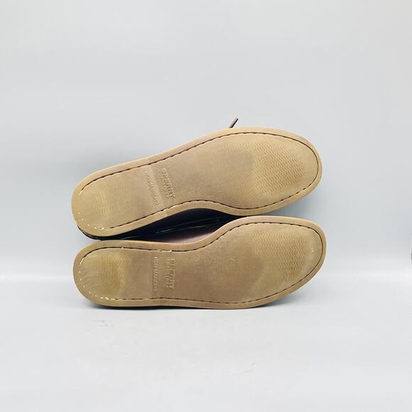 Sperry Shoes Mens 11.5 Brown Leather Top Sider Boat Deck Moc Toe Casual Comfort main image 10